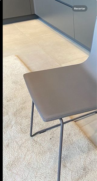 Alfombra KP pelo corto beige y gris