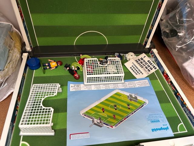Futbolín Playmobil