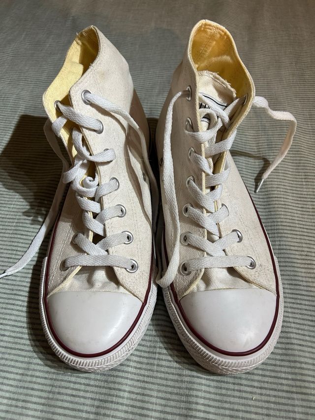 Sapatilhas altas Lucky—Z brancas