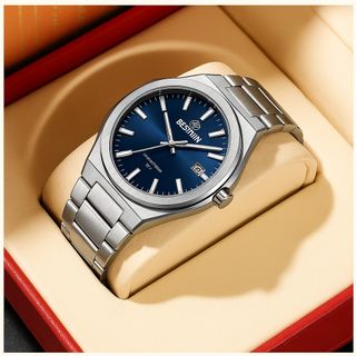 Reloj BESTWIN Hombre Azul y Plateado