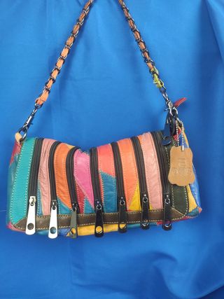 Bolso patchwork multicolor DOS
