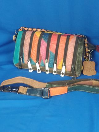 Bolso patchwork multicolor DOS