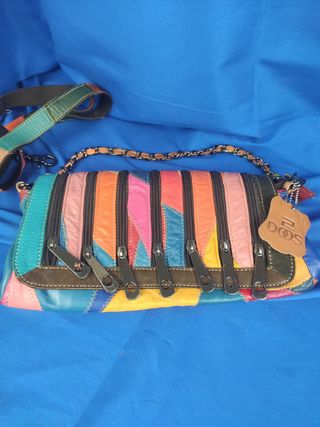 Bolso patchwork multicolor DOS