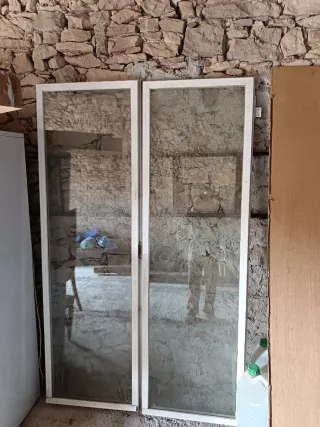 Puertas de aluminio con cristal