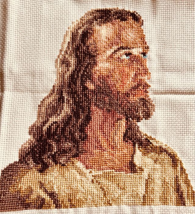 Bordados Puntos de Cruz Religiosos para enmarcar.