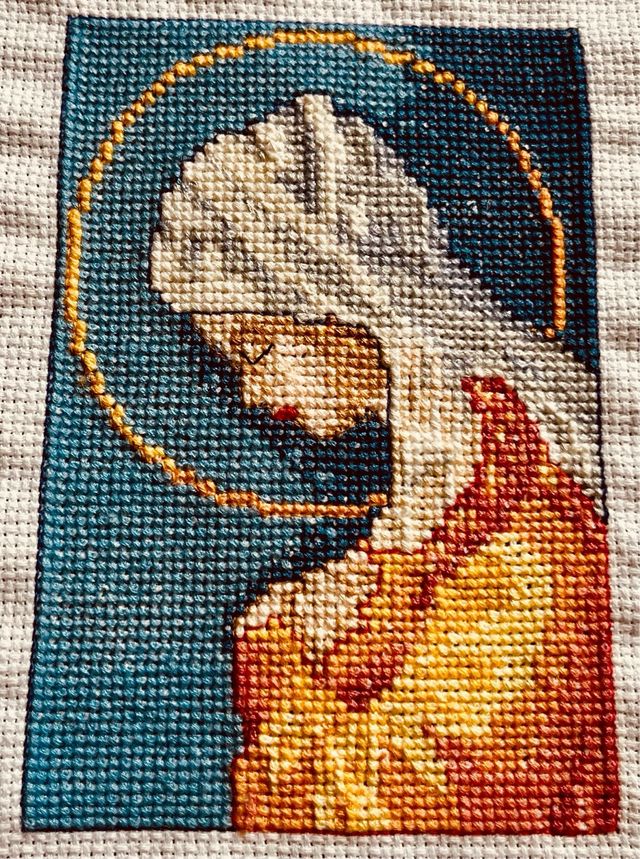 Bordados Puntos de Cruz Religiosos para enmarcar.