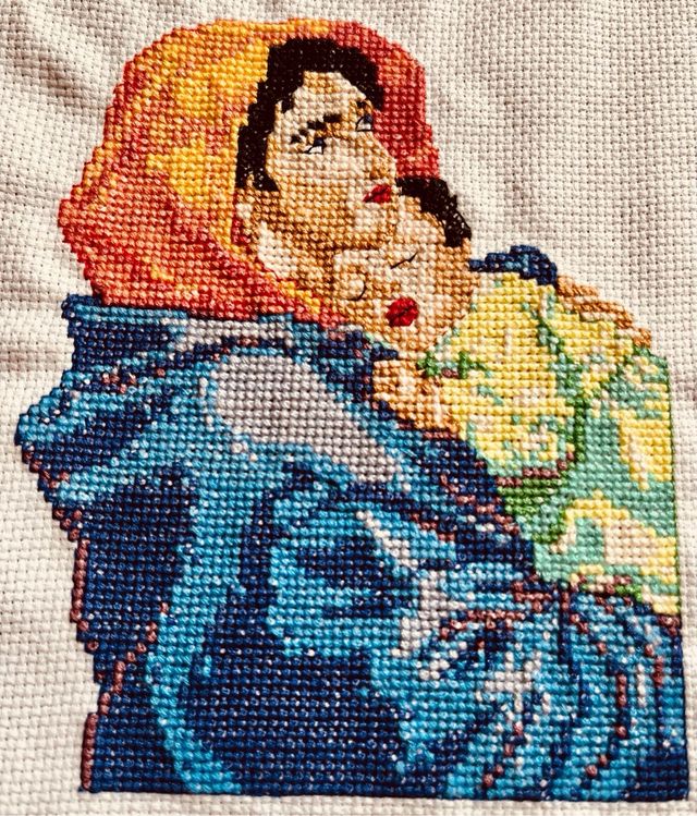 Bordados Puntos de Cruz Religiosos para enmarcar.