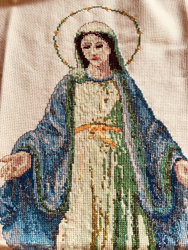 Bordados Puntos de Cruz Religiosos para enmarcar.