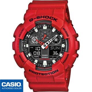 Casio G-Shock GA-100B-4AER Rojo