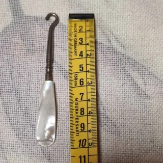 Antiguo juego tocador mango nacar