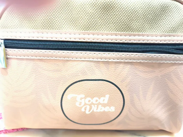Neceser Good Vibes Rosa y Beige