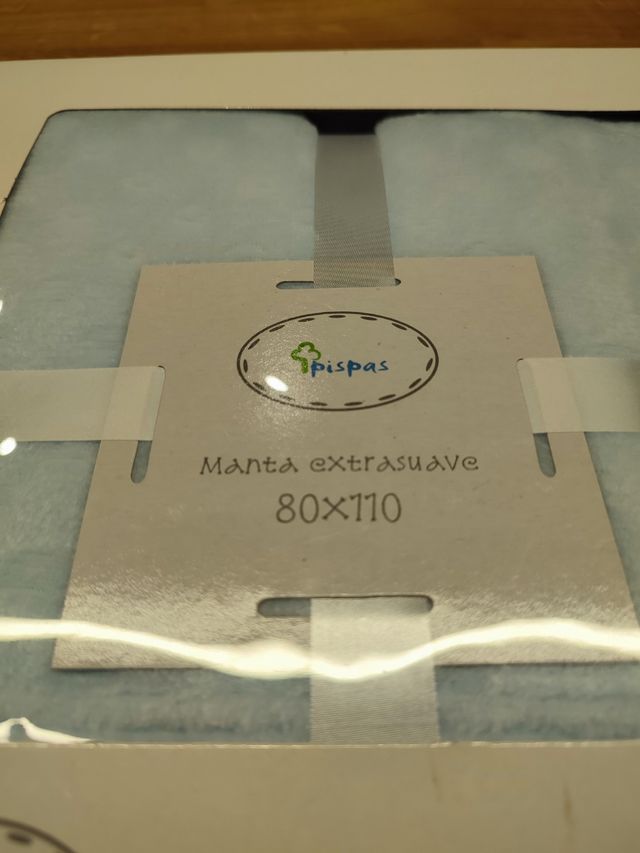Manta bebé extrasuave 80x110
