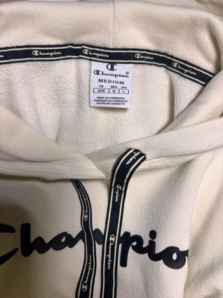Sudadera Champion Beige Talla M
