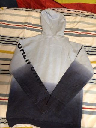 Sudadera Hollister Degradada Azul/Gris