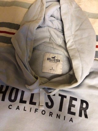 Sudadera Hollister Degradada Azul/Gris