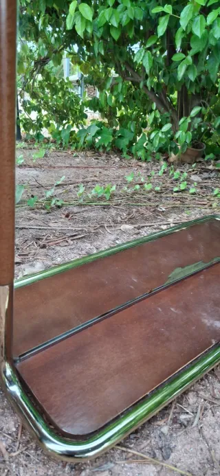 Espejo de baño con luces y bandeja