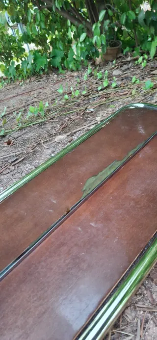 Espejo de baño con luces y bandeja