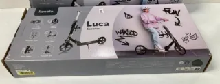 Patinete Lionelo Luca Blanco y Naranja Nuevo