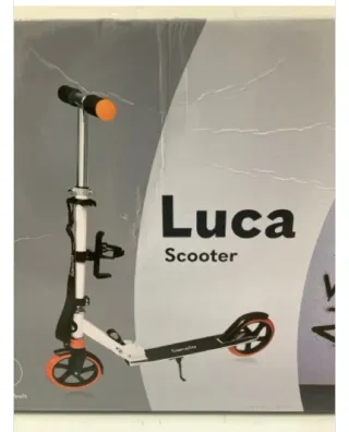 Patinete Lionelo Luca Blanco y Naranja Nuevo