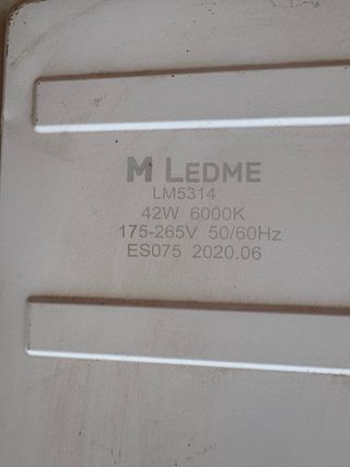 10 Panel LED 60x60 42W 6000K Blanco