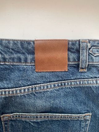 Falda midi vaquera Massimo Dutti
