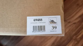 Sandalias Cuña Jeans Azul