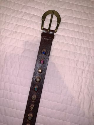 Cintura in pelle Orciani con borchie