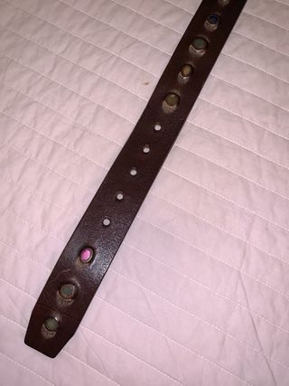 Cintura in pelle Orciani con borchie