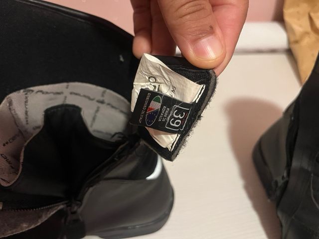 Botas Moto Mujer Talla 39 Negra