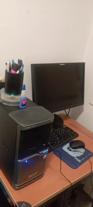 Ordenador de mesa Acer Negro/Plateado