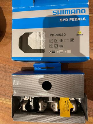 Calas Shimano SPD PD-M520 Nuevas