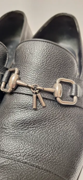 Gucci Mocasines Piel Hebilla Talla 41.5