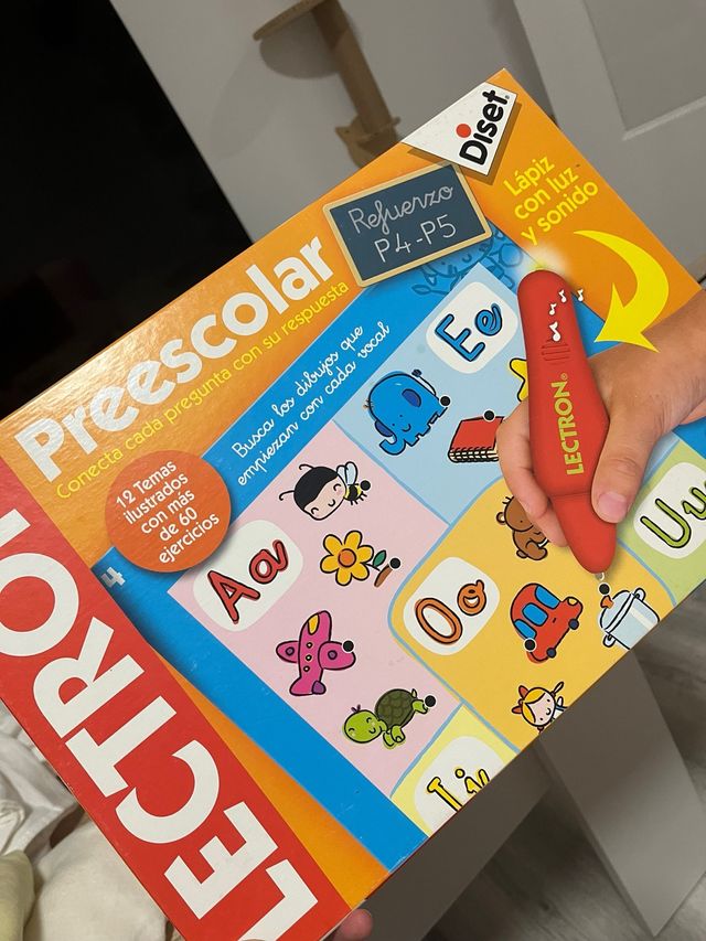 Libro Preescolar Diset Electrón Lápiz Luz Sonido