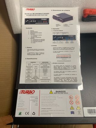 2 Baterías Litio Turbo Energy 24V 2.24 kWh