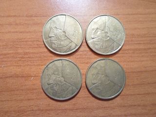 4 Monete 5 Franchi Belgio 1986