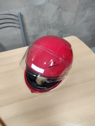 Casco de moto rojo Shiro SH870 integral talla L