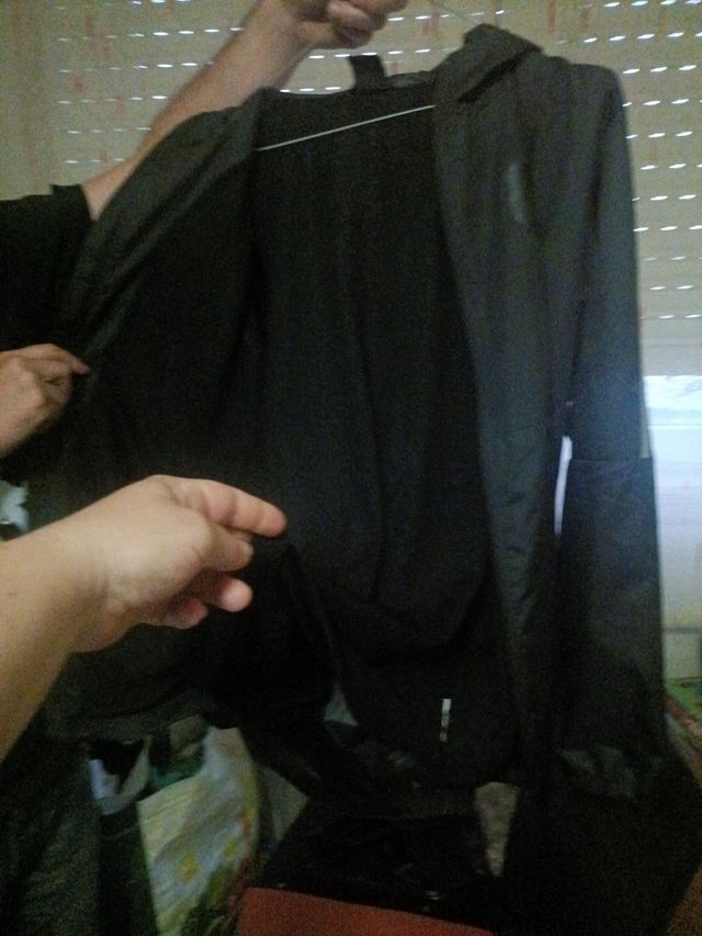 Cortavientos Nike Negro