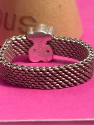 Anillo Tous Oso Plata