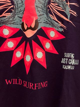 Camiseta Just Cavalli Wild Surfing Talla L