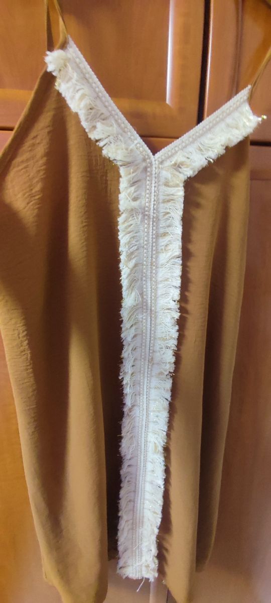 Vestido Verano Marrón Talla M