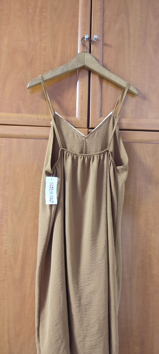 Vestido Verano Marrón Talla M