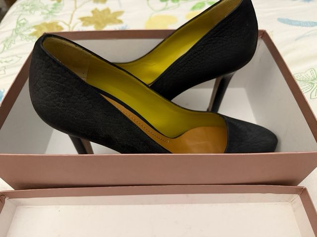 Scarpe Pollini donna tacco nero