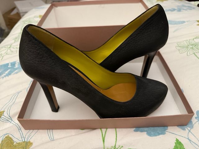 Scarpe Pollini donna tacco nero