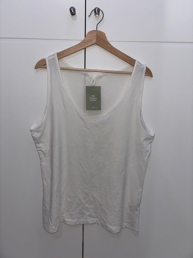 Camiseta sin mangas H&M Algodón Orgánico