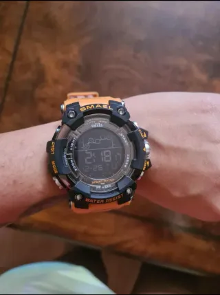 Reloj Smael Negro y Amarillo