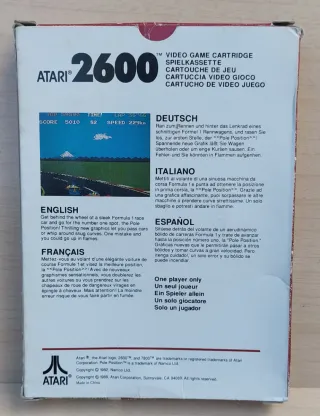 Juego Atari 2600 Pole Position
