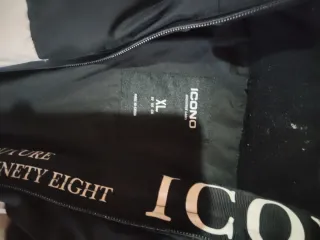 Abrigo Icono Original XL Beige/Negro