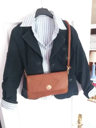 Blazer de pana estilo militar 