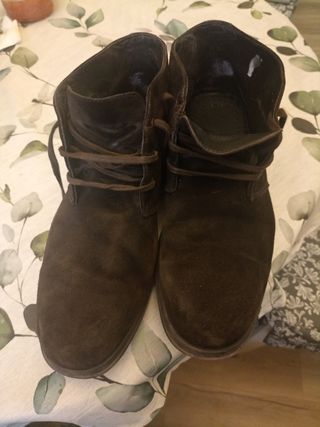 Botines piel caballero