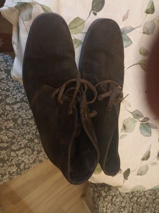 Botines piel caballero